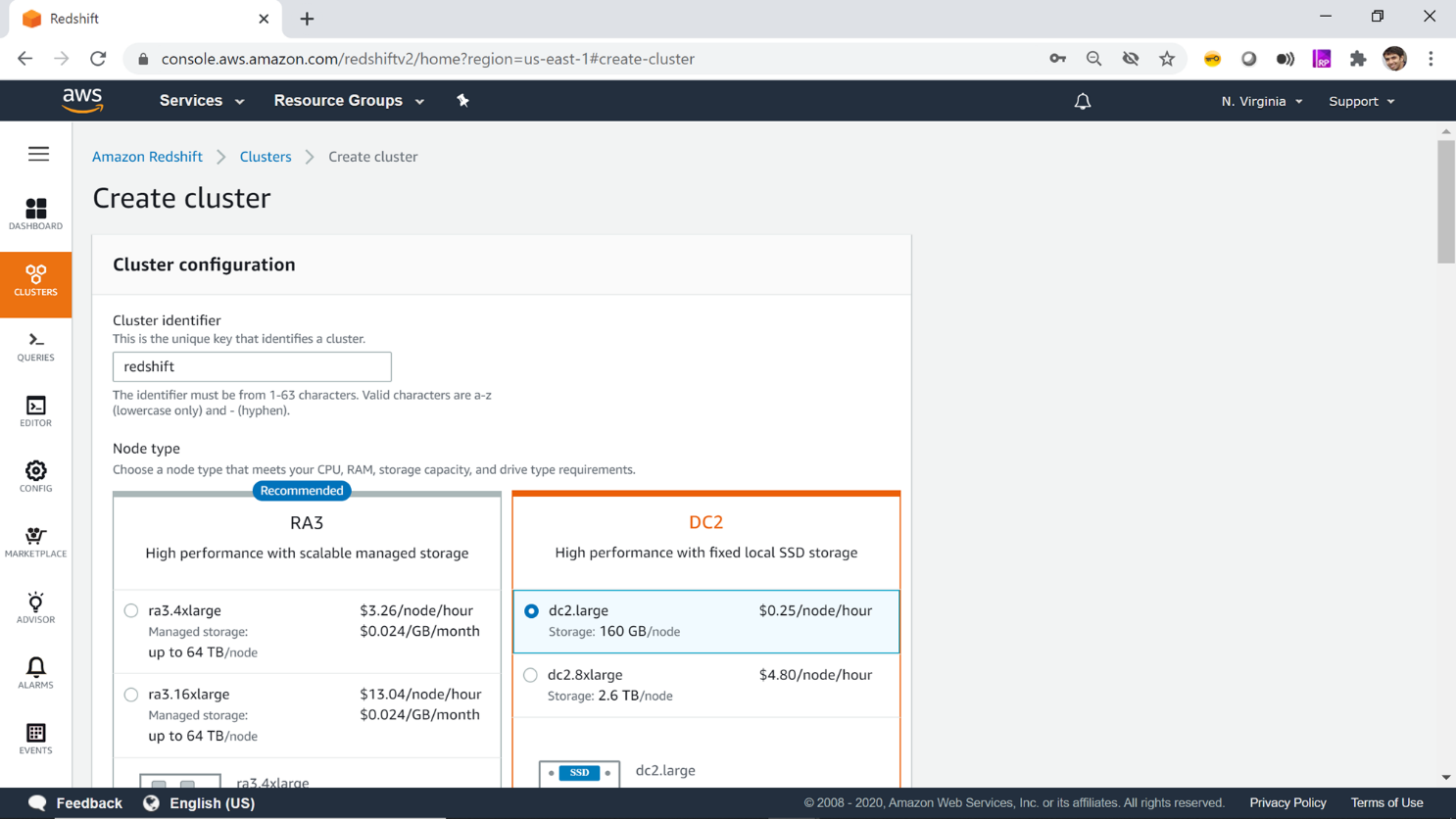 Cluster Configuration