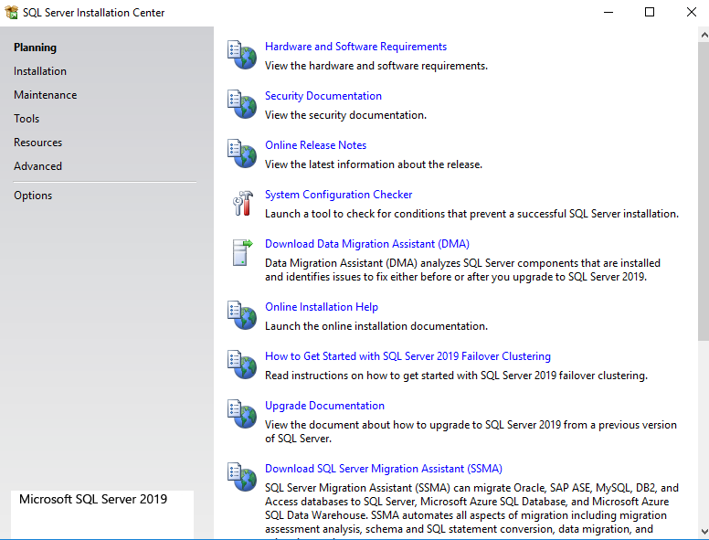 Install SQL server 2019 on SQLNode1 