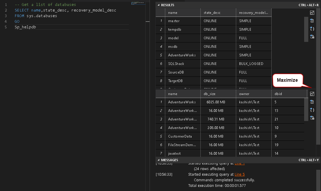 Visual Studio Code (VS Code) for SQL Server development