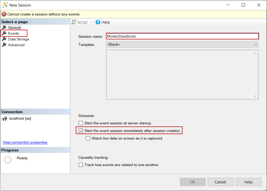 ms sql deadlock monitoring