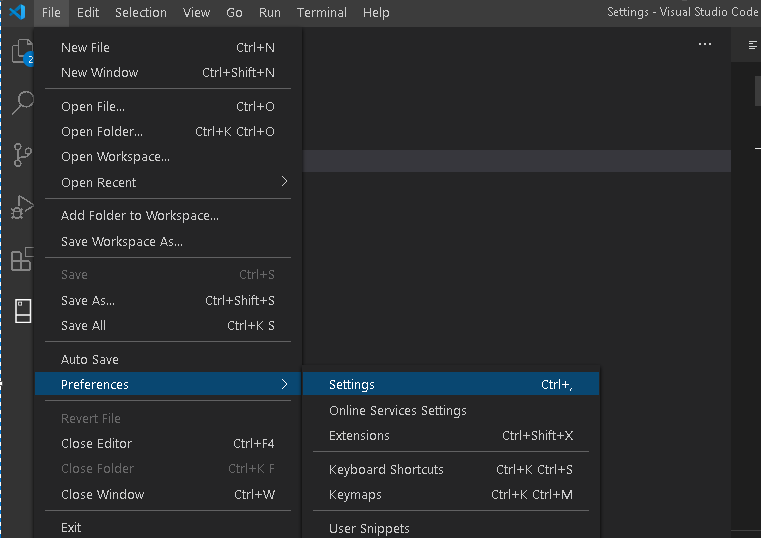 View connection details in User Settings JSON