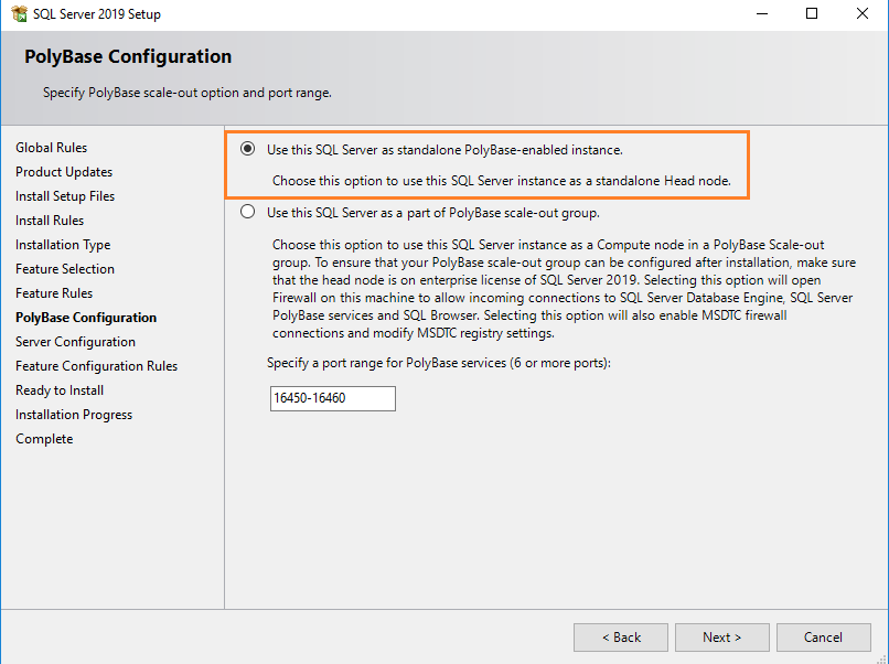 configure SSB  in a scale-out group