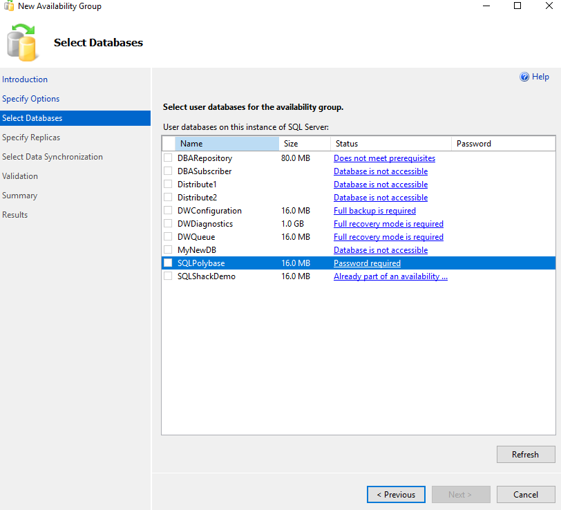 Configure the SQL Server database in SQL Server Always On Availability Group