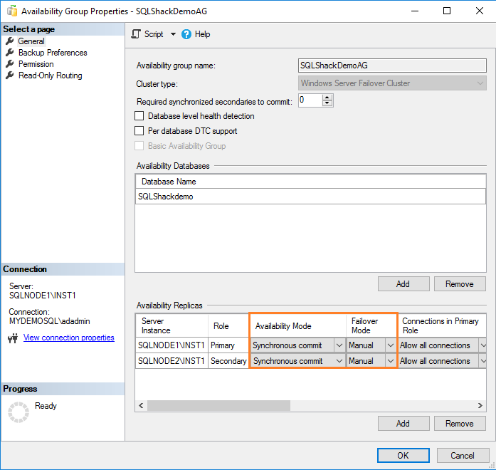 Planned Manual failover 