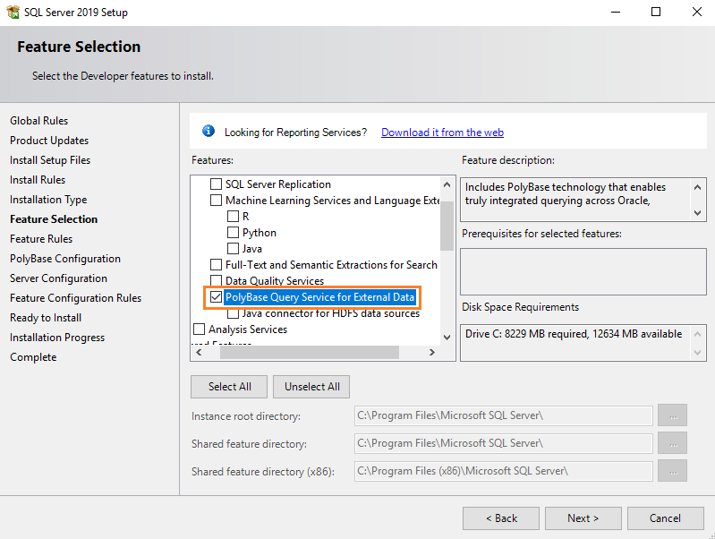 Query Service for External Data 