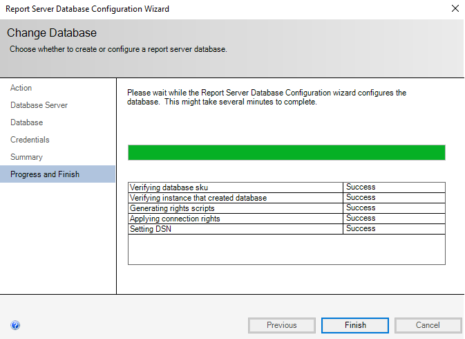 report server configuration