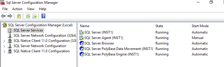 Restart SQL Services