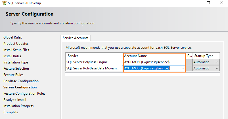 SQL Server SSB engine