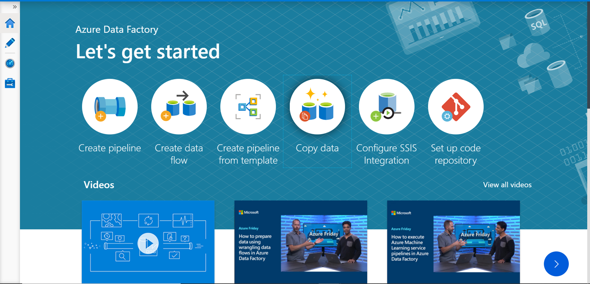 Azure Data Factory Portal