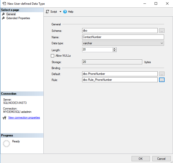 New user-defined data type