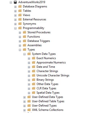 An Overview of User-defined SQL Server Types