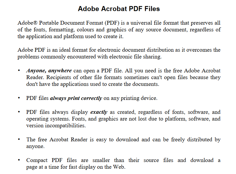 Sample PDF
