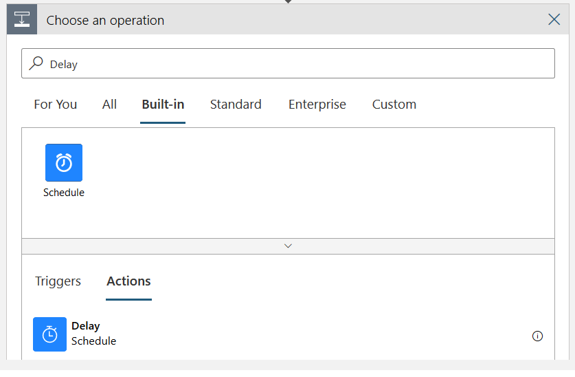 Add a Delay operator 