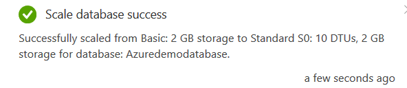 Successfully scales database