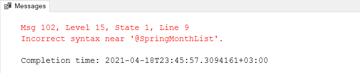 Table variable and TRUNCATE table statement 