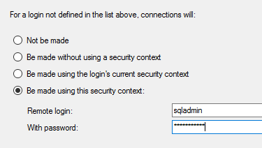 Login credentials