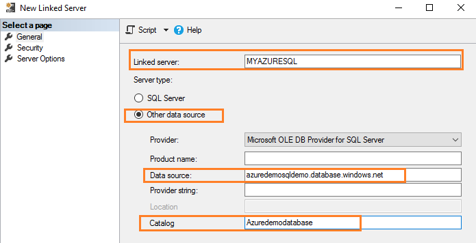 recreate the linked server 