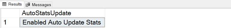 Auto Update SQL Server statistics Asynchronously