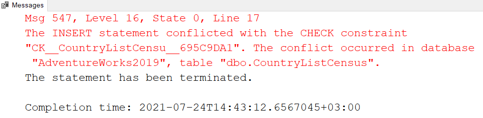 How To Use SQL Check Constraints